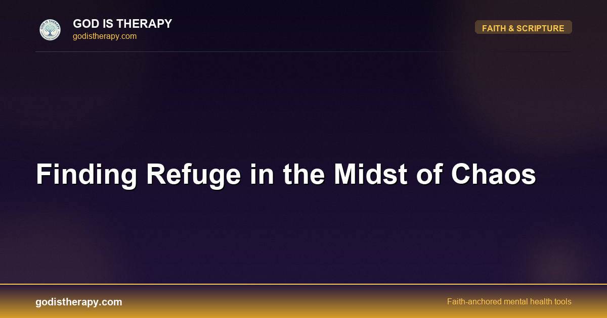 Finding Refuge in the Midst of Chaos
